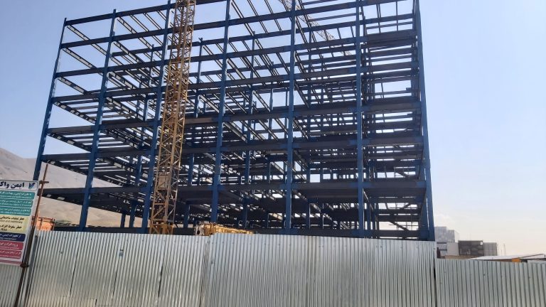 عکس اجرای سقف عرشه فولادی