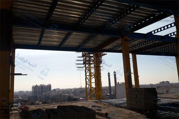 عکس سقف عرشه فولادی