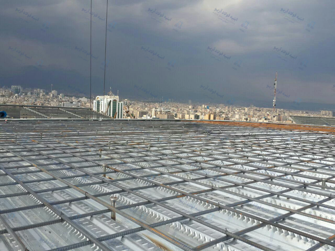 تصاویر سقف عرشه فولادی