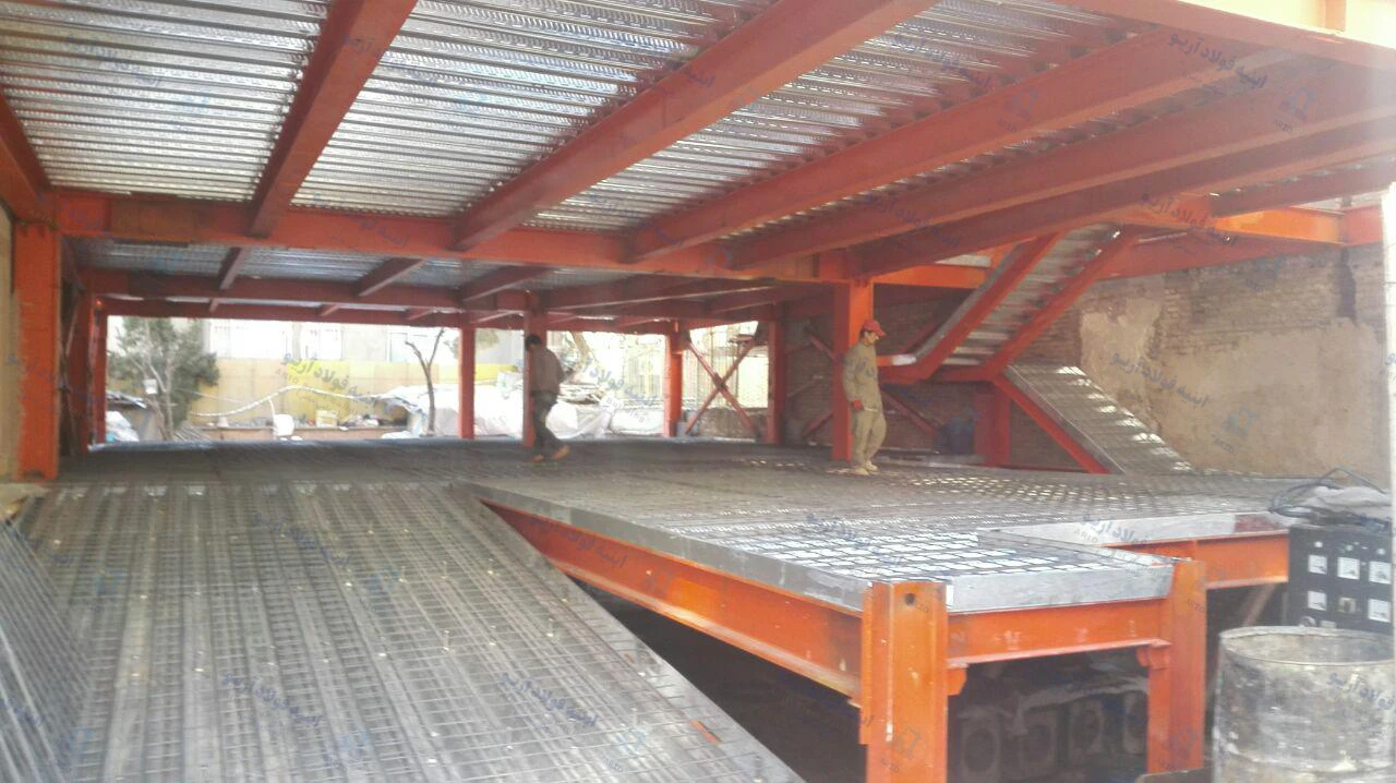 عکس سقف های عرشه فولادی