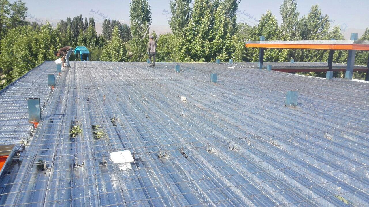 عکس سقف عرشه فولادی