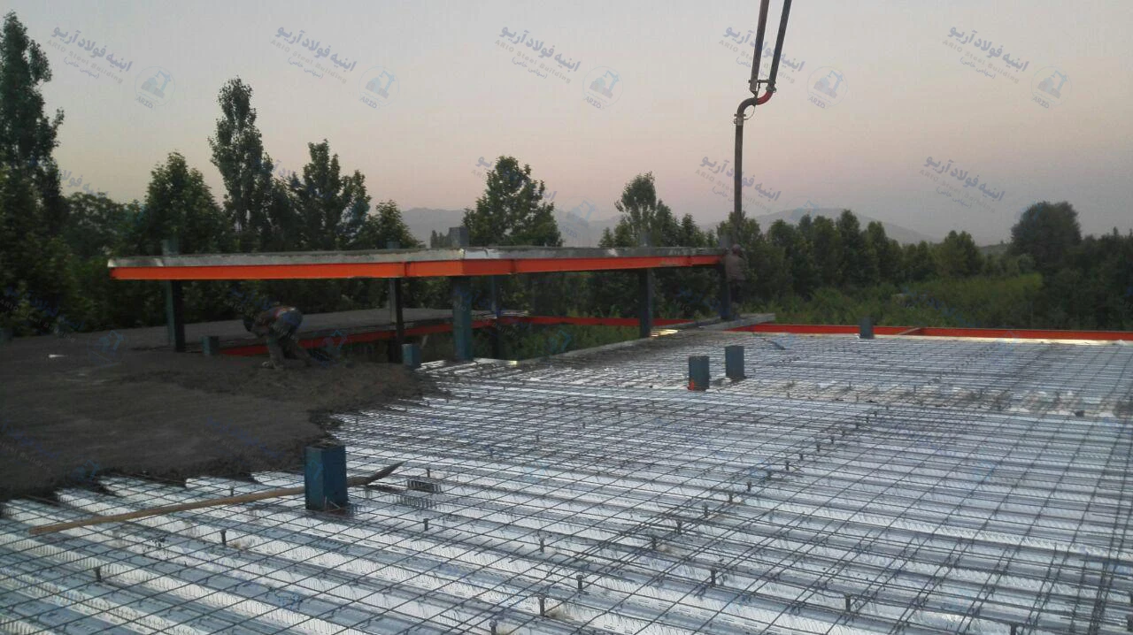 عکس سقف عرشه فولادی