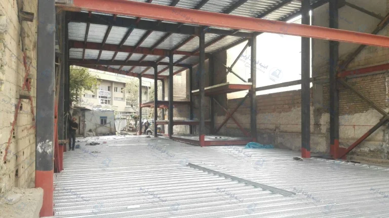 عکس سقف عرشه فولادی