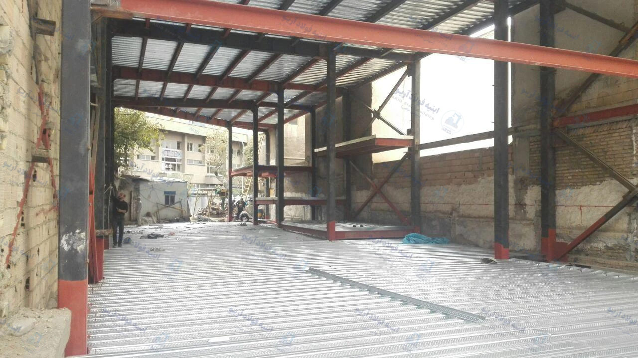عکس سقف عرشه فولادی
