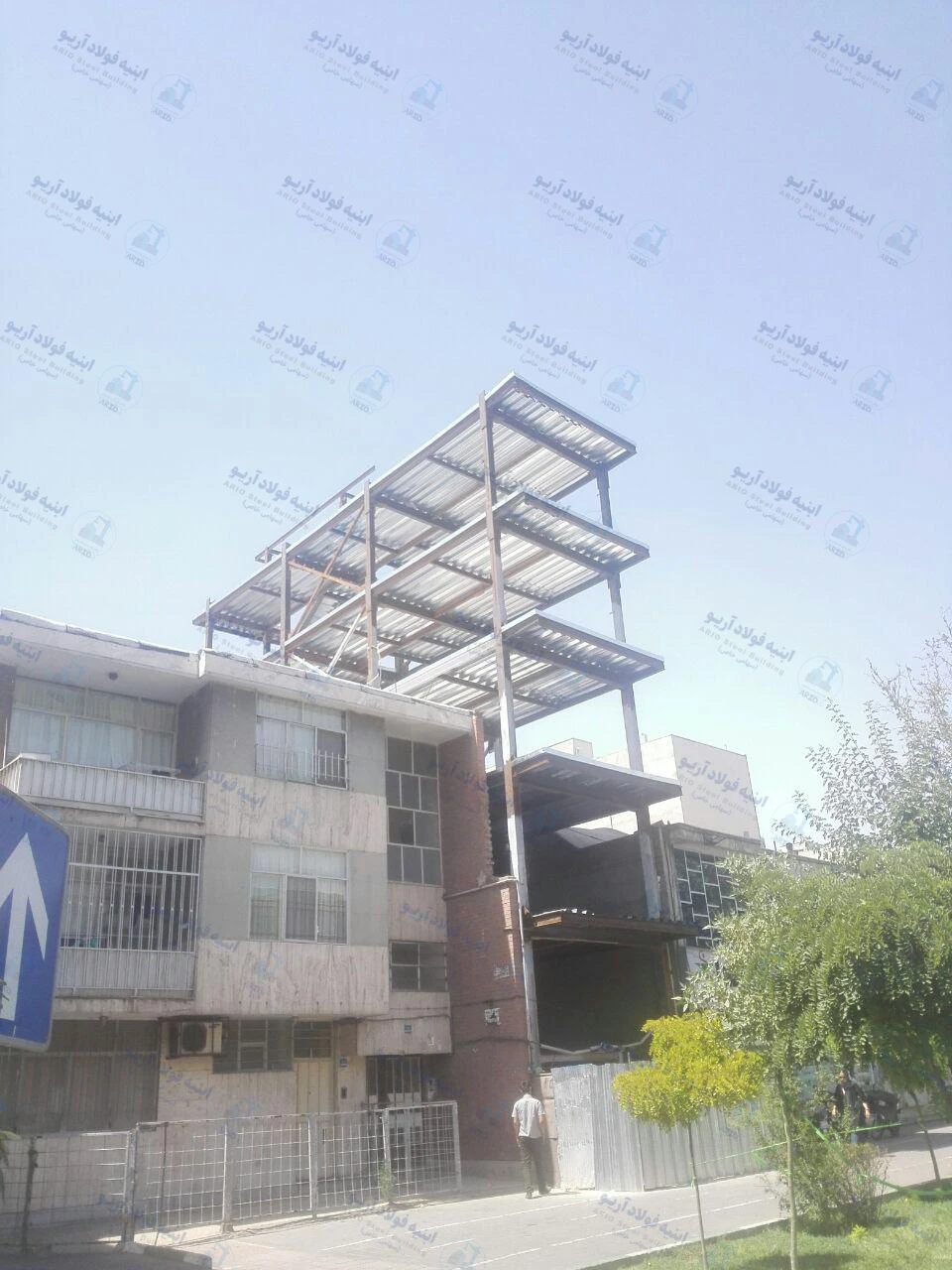 عکس سقف عرشه فولادی