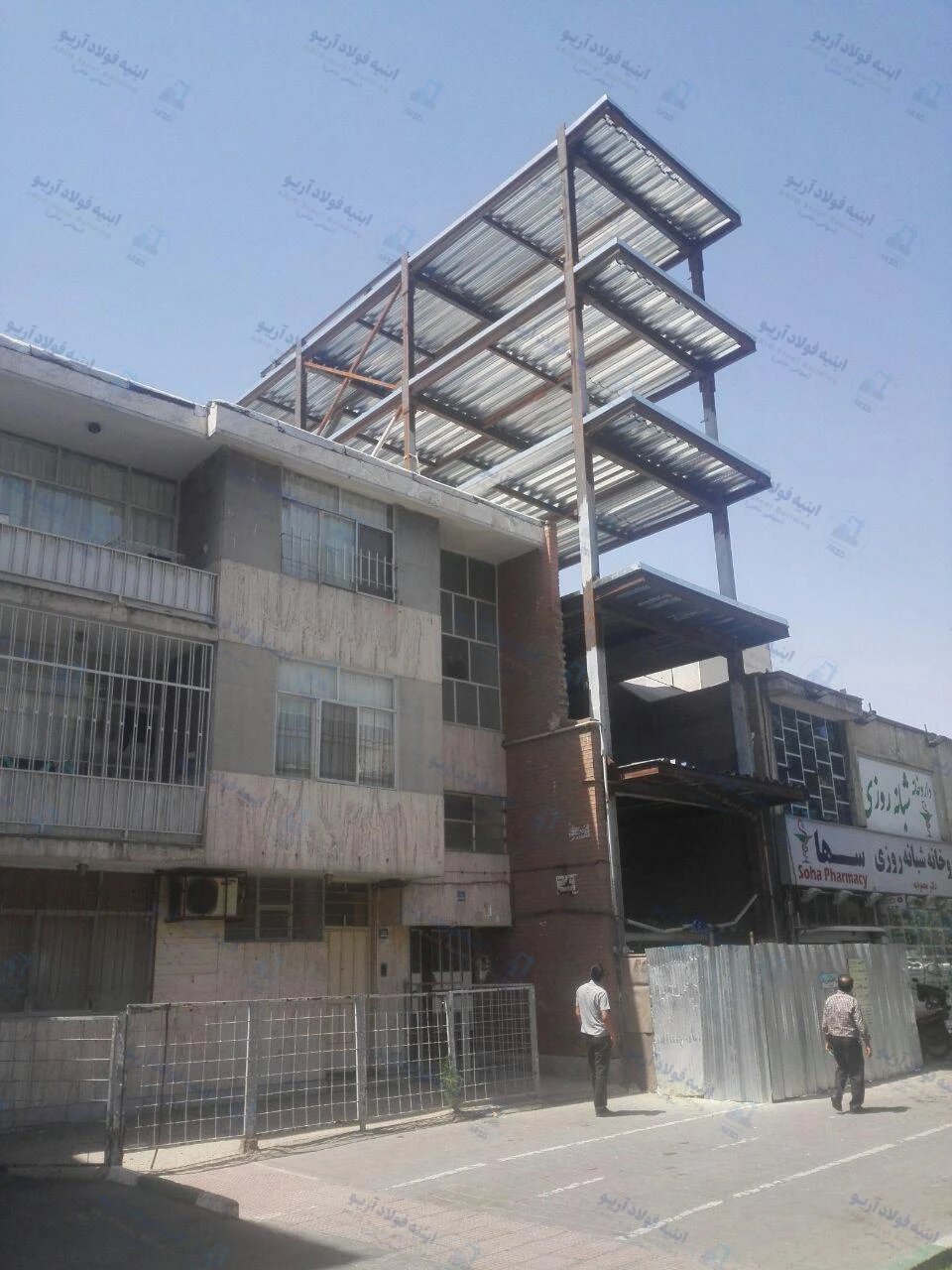عکس سقف عرشه فولادی
