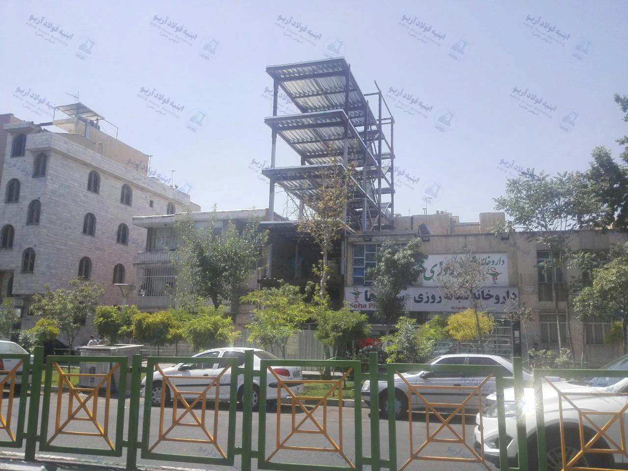 عکس سقف عرشه فولادی
