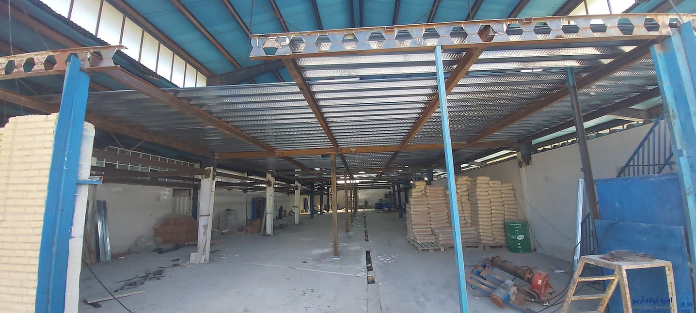 عکس سقف عرشه فولادی