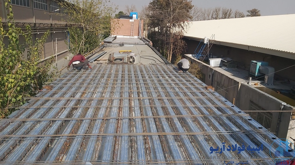 عکس های سقف عرشه فولادی