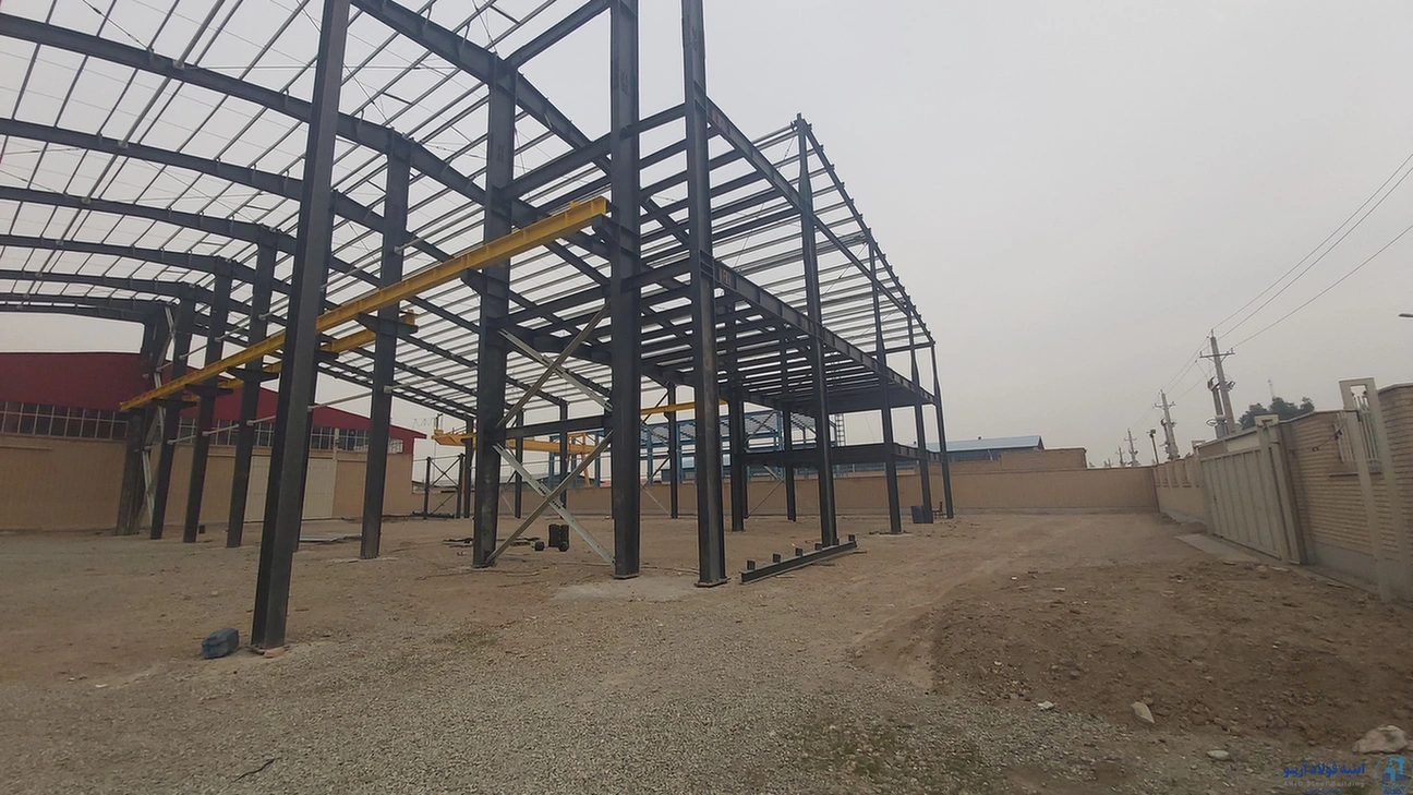عکس اجرای سقف عرشه فولادی