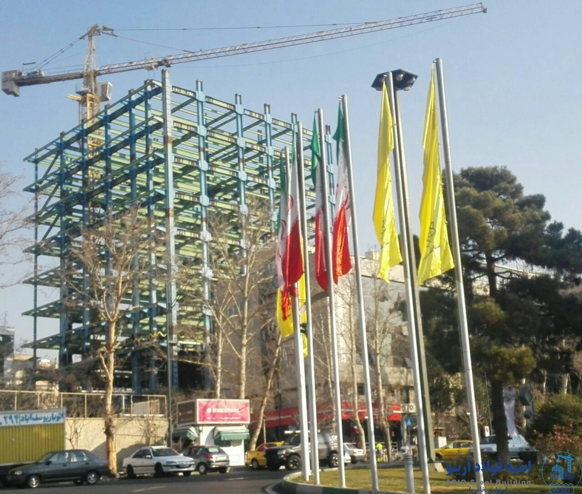 عکس اجرای سقف عرشه فولادی