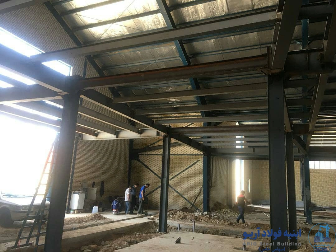 عکس اجرای سقف عرشه فولادی
