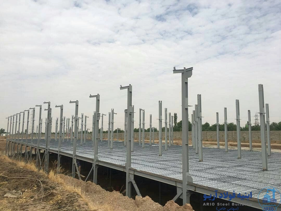 عکس سقف عرشه فولادی