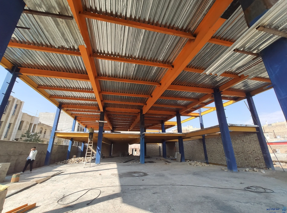 عکس سقف عرشه فولادی
