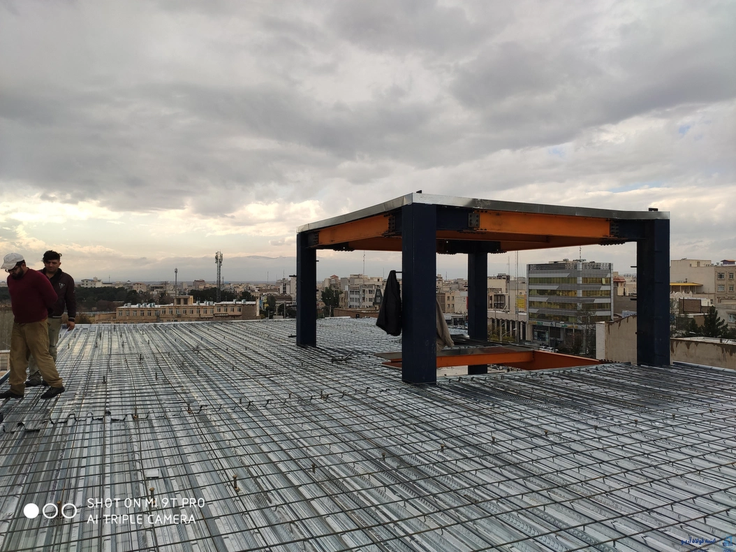 عکس سقف عرشه فولادی