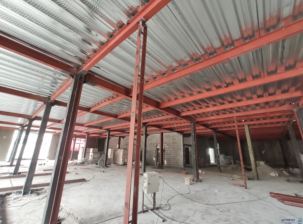عکس سقف عرشه فولادی