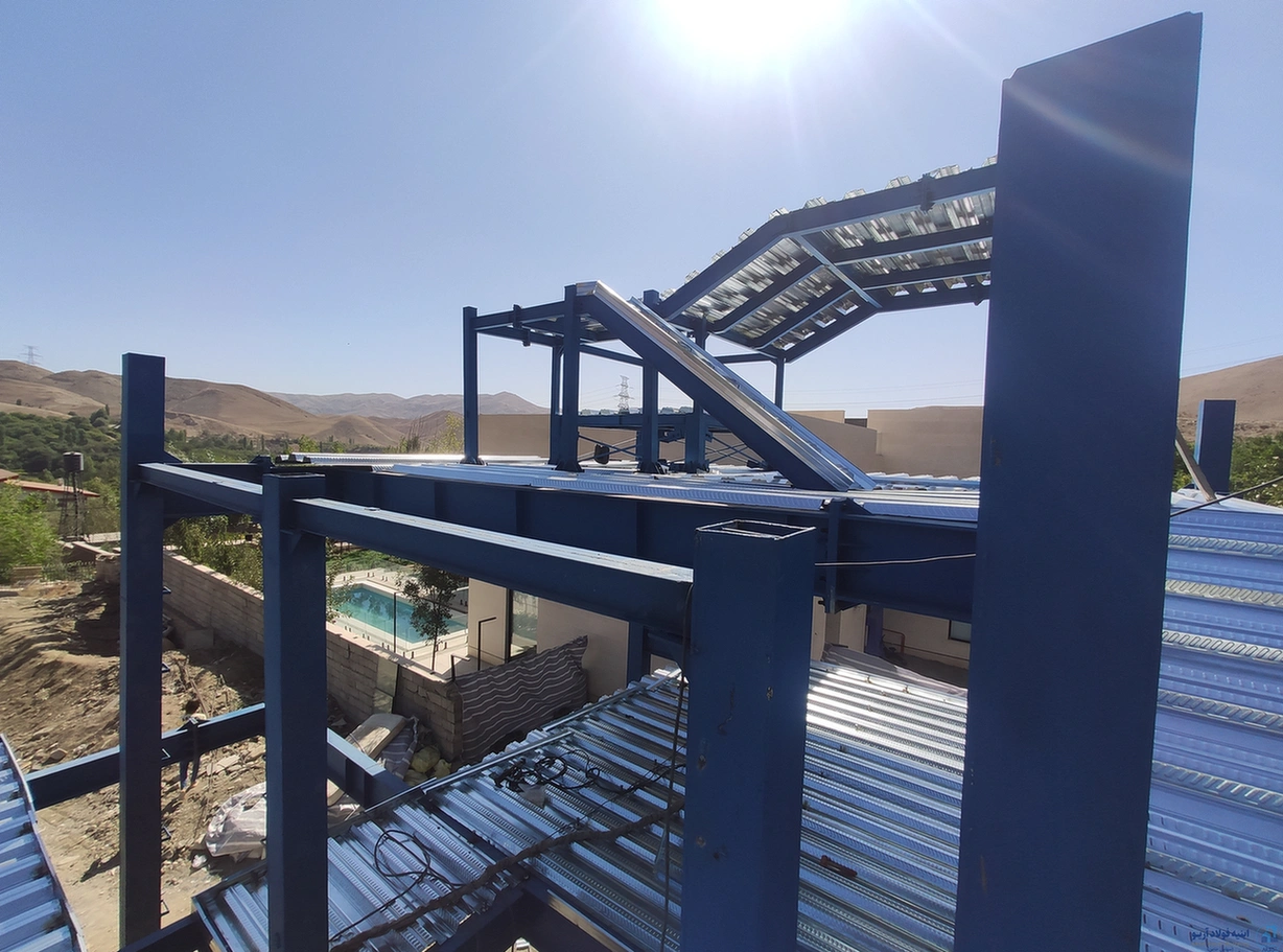عکس سقف عرشه فولادی