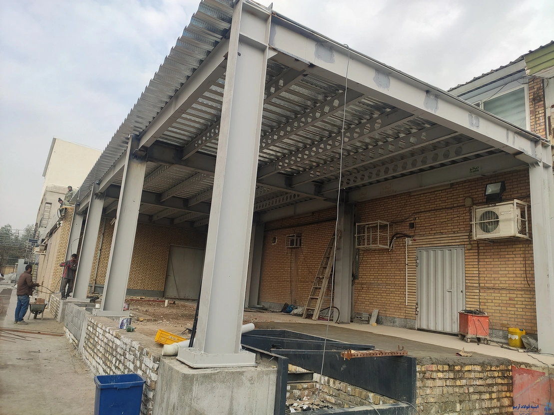 عکس سقف عرشه فولادی