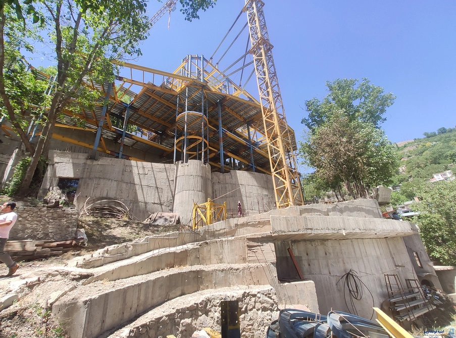 عکس سقف عرشه فولادی