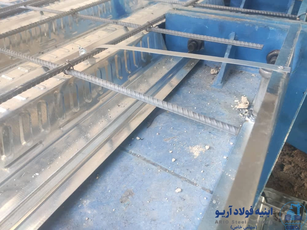 عکس اجرای سقف عرشه فولادی