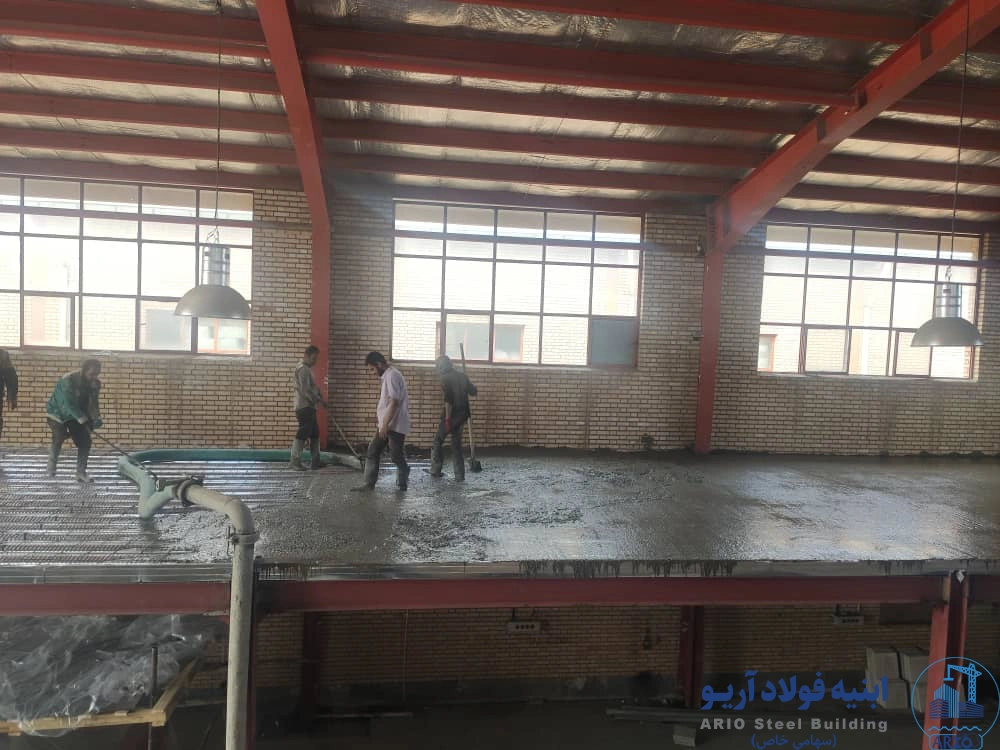 عکس سقف عرشه فولادی