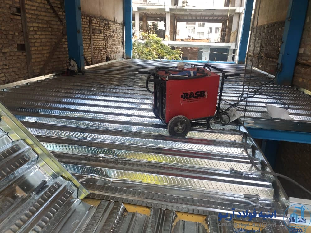 عکس سقف عرشه فولادی
