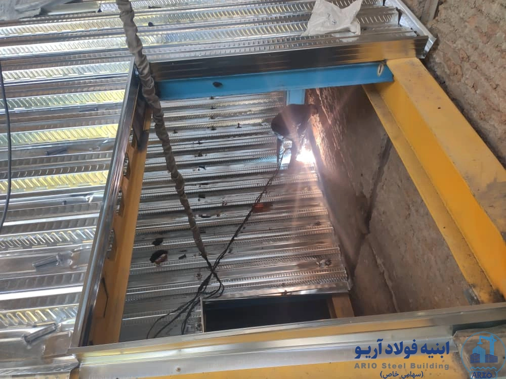 عکس سقف عرشه فولادی