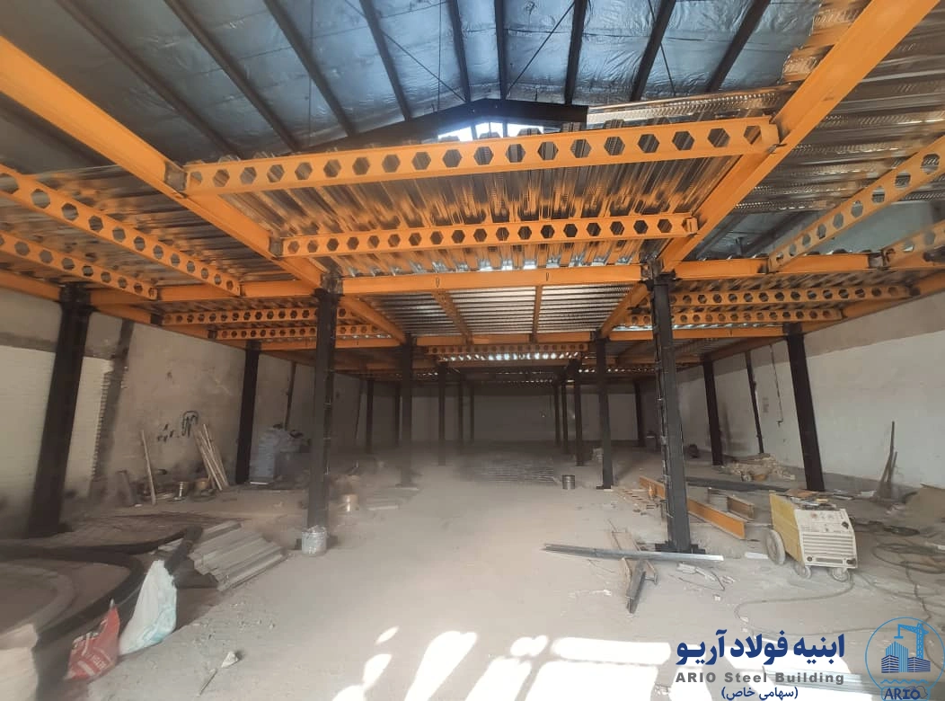 عکس سقف عرشه فولادی