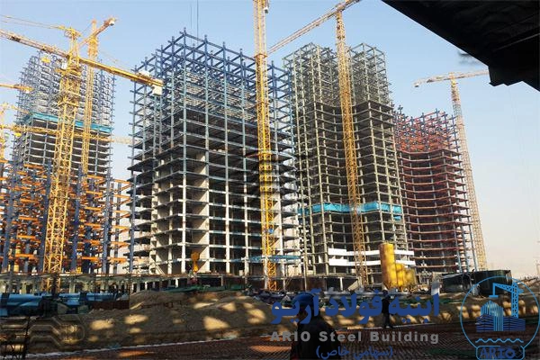 عکس اجرای سقف عرشه فولادی