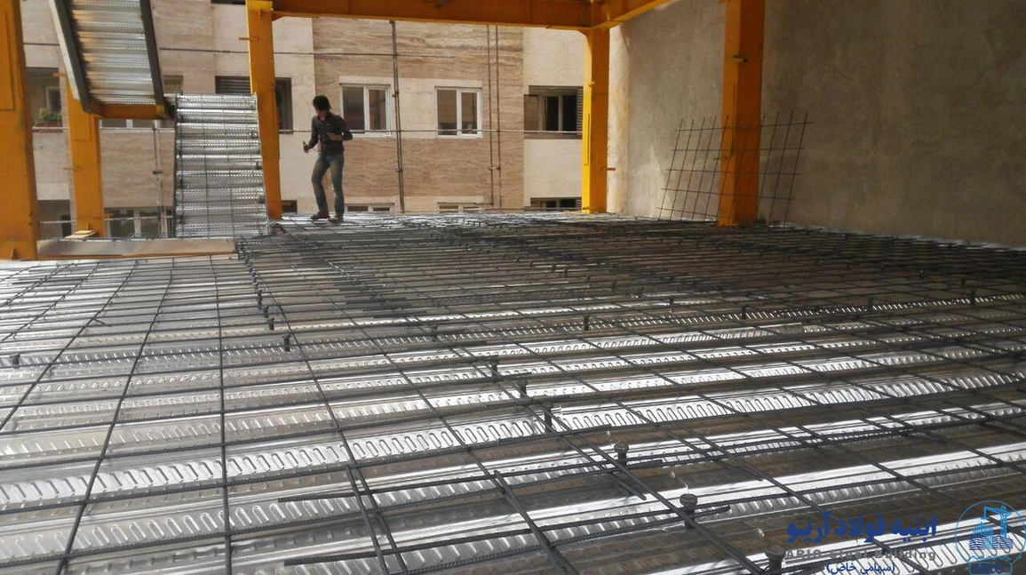 عکس سقف عرشه فولادی