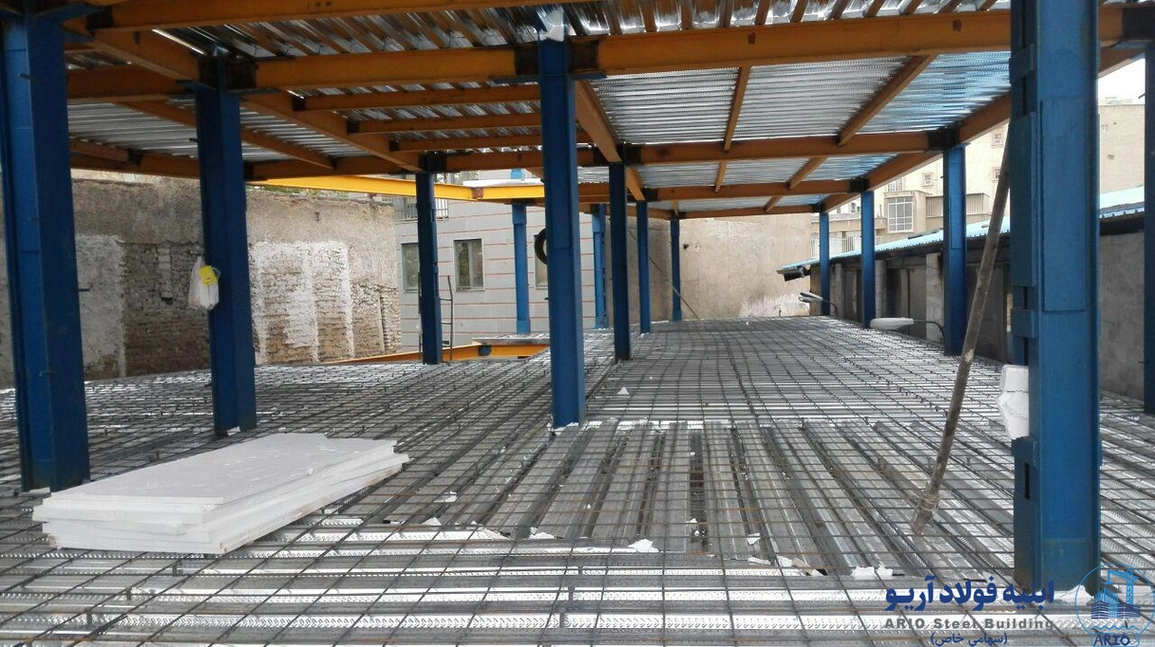 عکس سقف عرشه فولادی