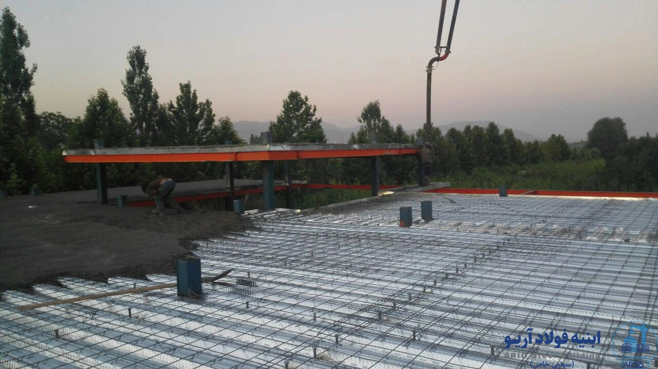 عکس سقف عرشه فولادی