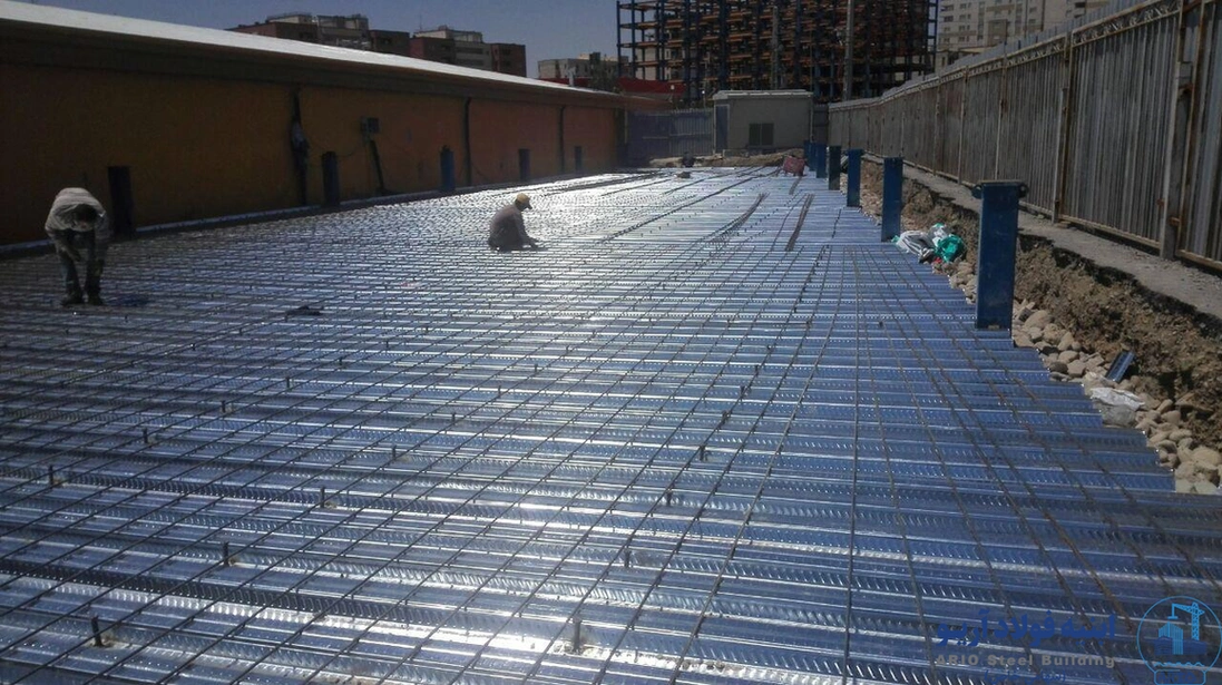 عکس سقف عرشه فولادی