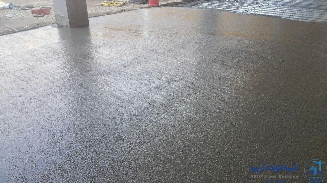 عکس اجرای سقف عرشه فولادی