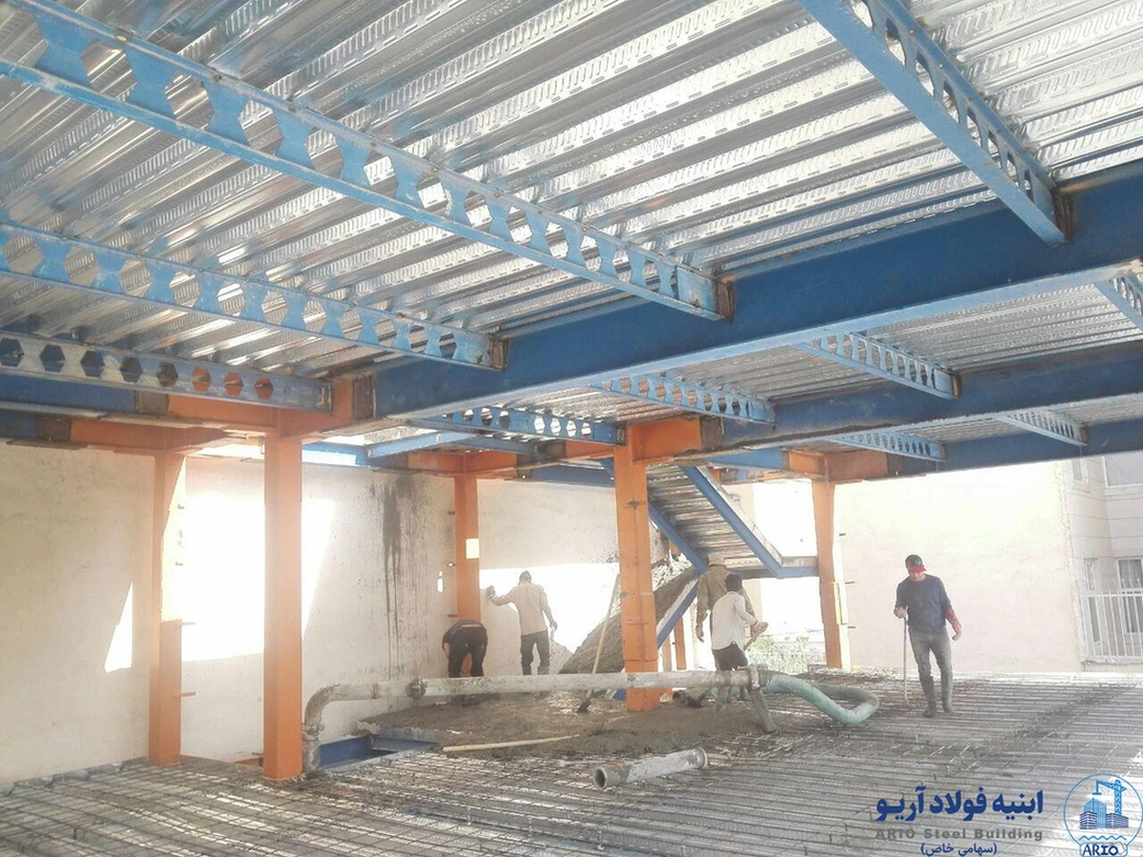 عکس های سقف عرشه فولادی