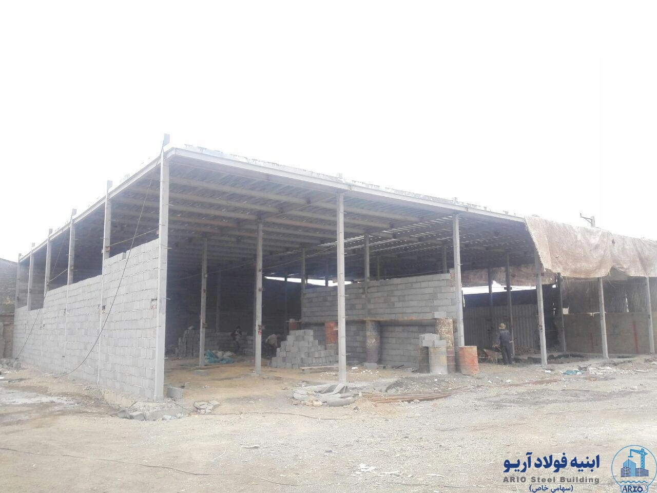 عکس سقف عرشه فولادی