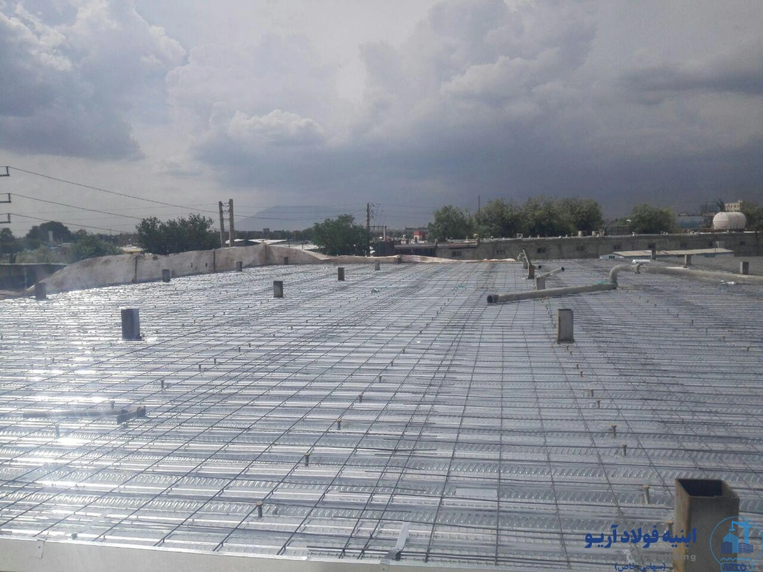 عکس سقف عرشه فولادی