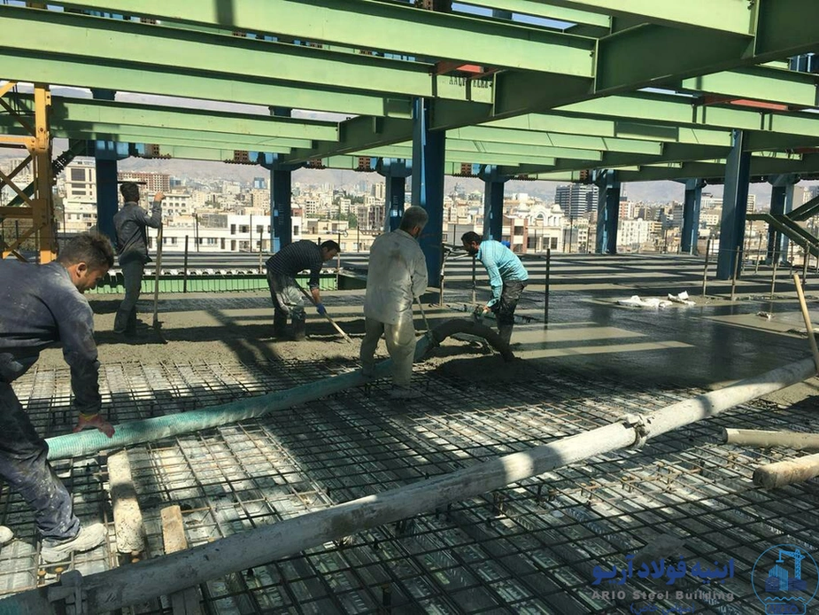 عکس سقف عرشه فولادی