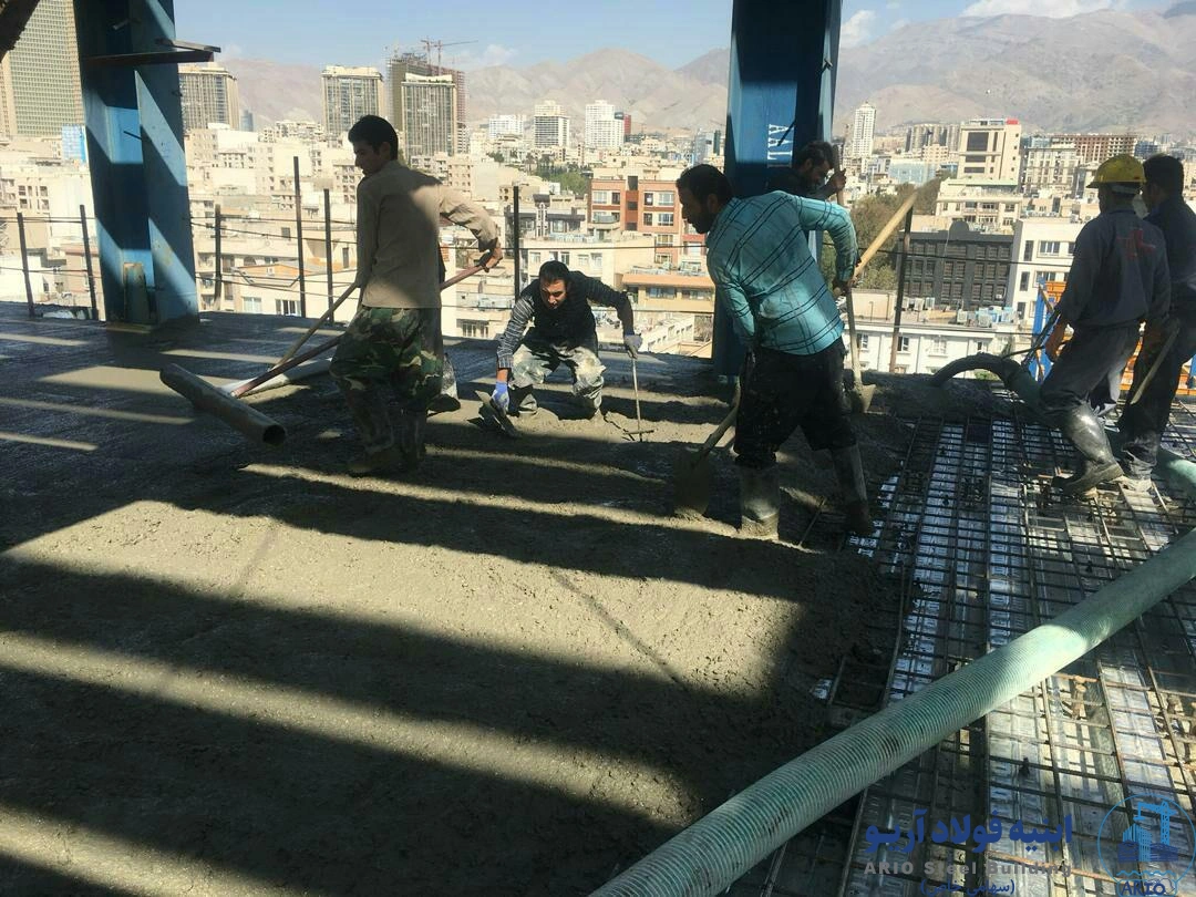 عکس سقف عرشه فولادی