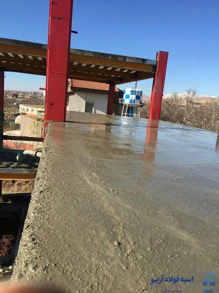 عکس سقف عرشه فولادی