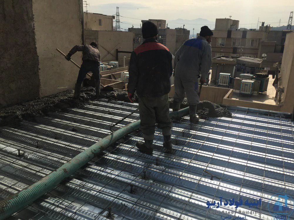 عکس های سقف عرشه فولادی