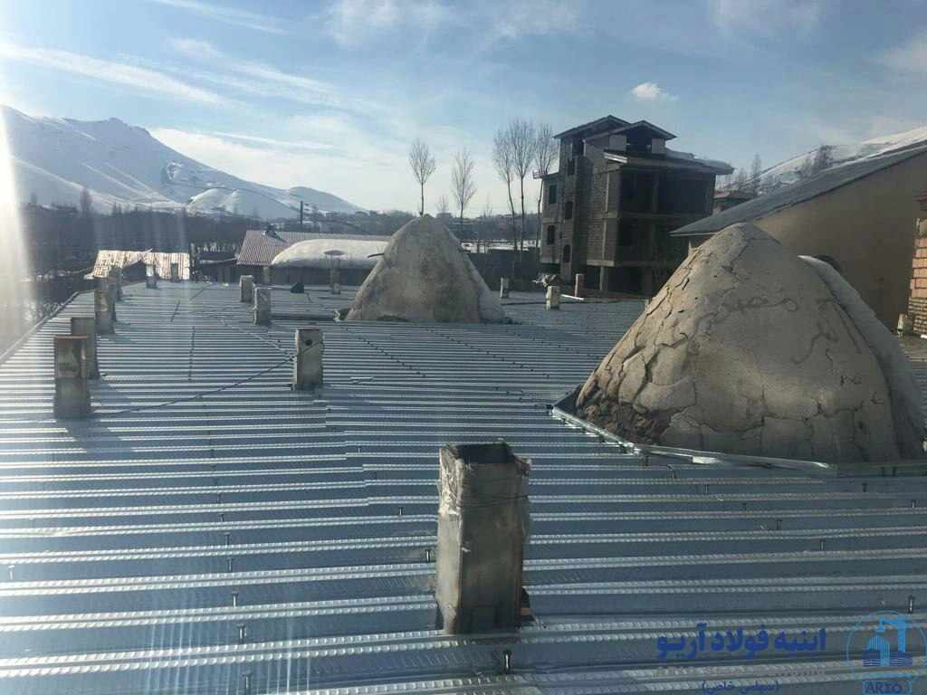 عکس سقف عرشه فولادی