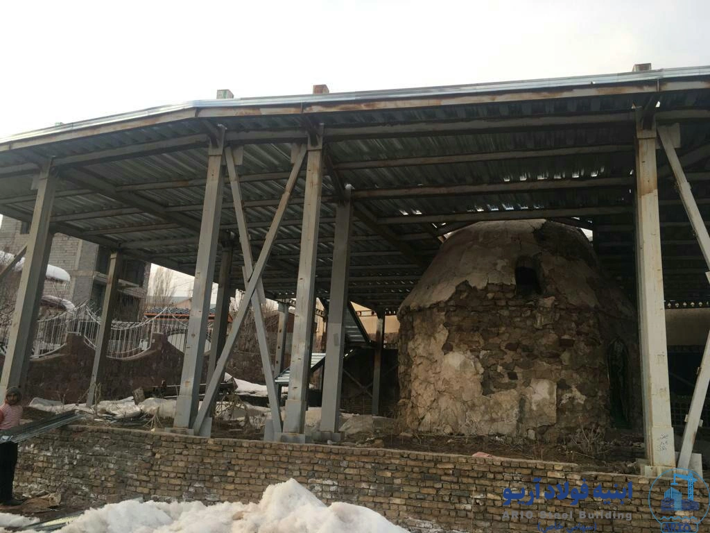 عکس سقف عرشه فولادی