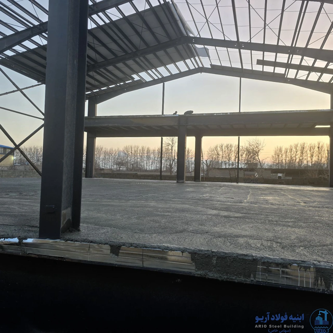 عکس سقف عرشه فولادی